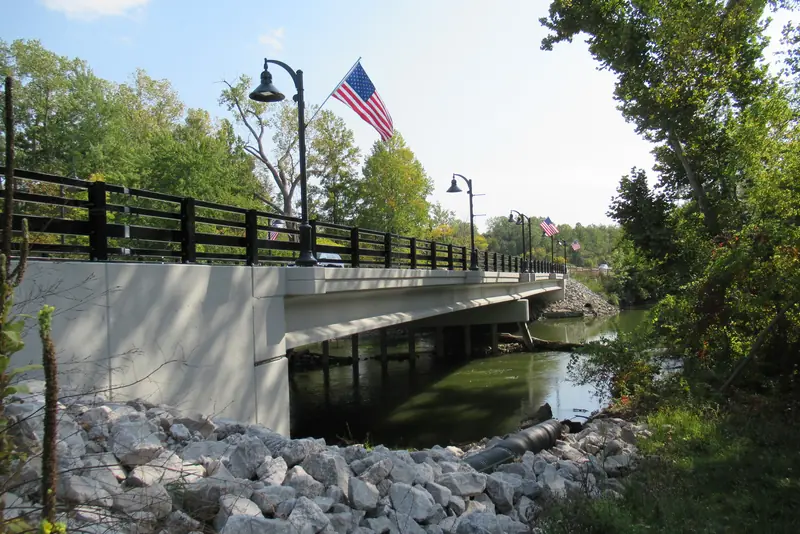 The Huron River at Waltz Road in Huron Township, the line between the county’s last open farmland and the metropark wetlands below it.